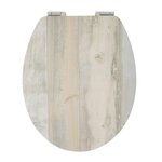 GUY LEVASSEUR Abattant WC effet bois CARNAC