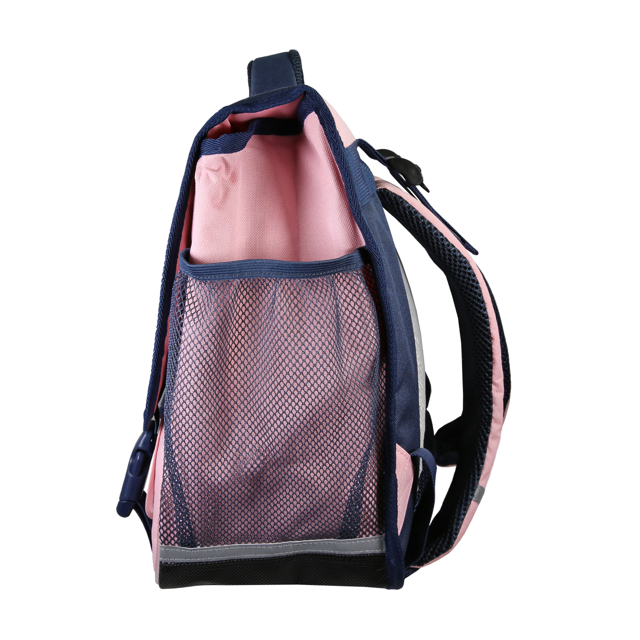 Voir la diapositive 3 : Bagtrotter Phileas – cartable scolaire 38 cm cygne – bleu et rose – fille – 2 compartiments