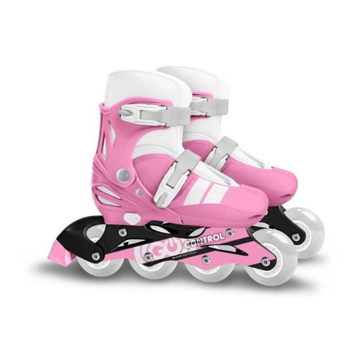 STAMP Patins en ligne ajustable - STAMP - SKIDS CONTROL - Taille 30-33 - Rose