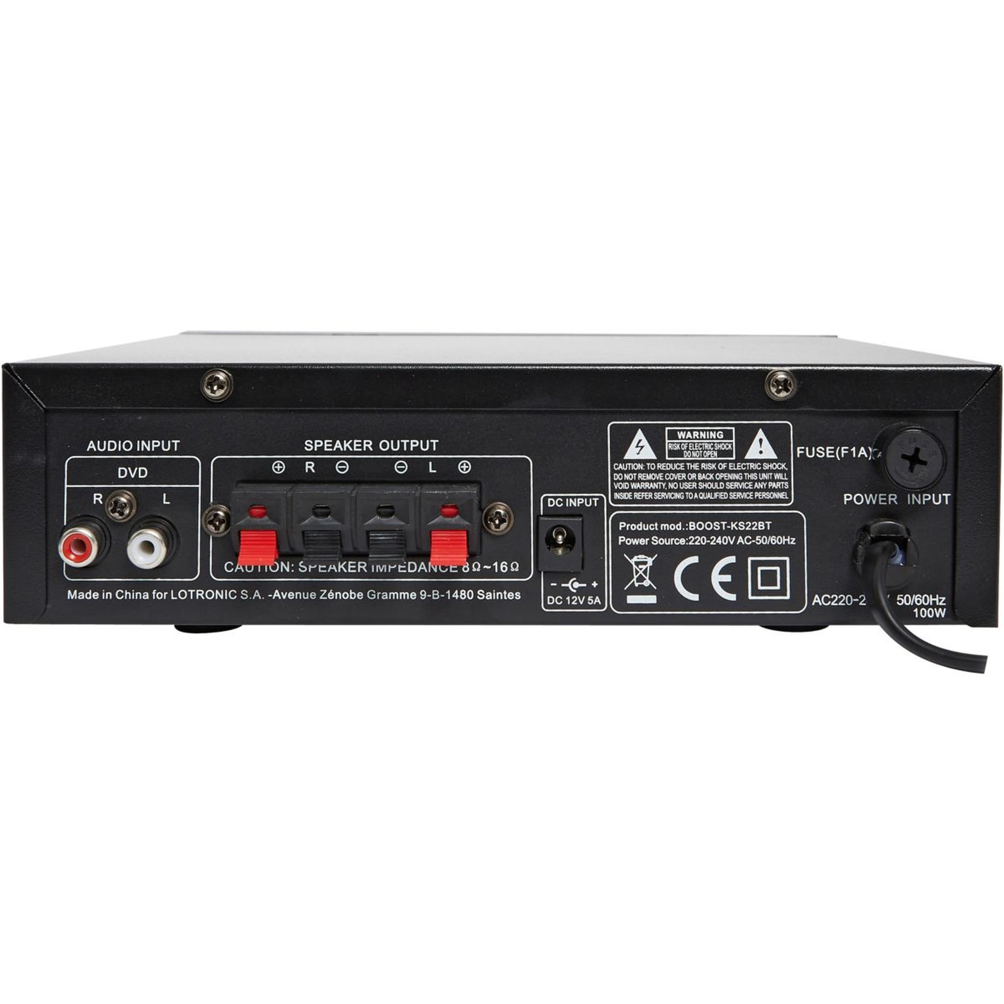 Voir la diapositive 2 : BOOST Karaoké Karaoke KS22BT