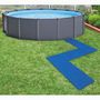 Voir la diapositive 1 : INTEX Intex Baches de sol de piscine 8 pcs 50 x 50 cm Bleu