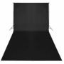 Voir la diapositive 2 : VIDAXL Kit de studio et toile de fond noire 600 x 300 cm et lumieres