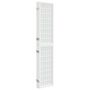 Voir la diapositive 4 : VIDAXL Cloison de separation pliable 4 panneaux 160x170 cm Blanc