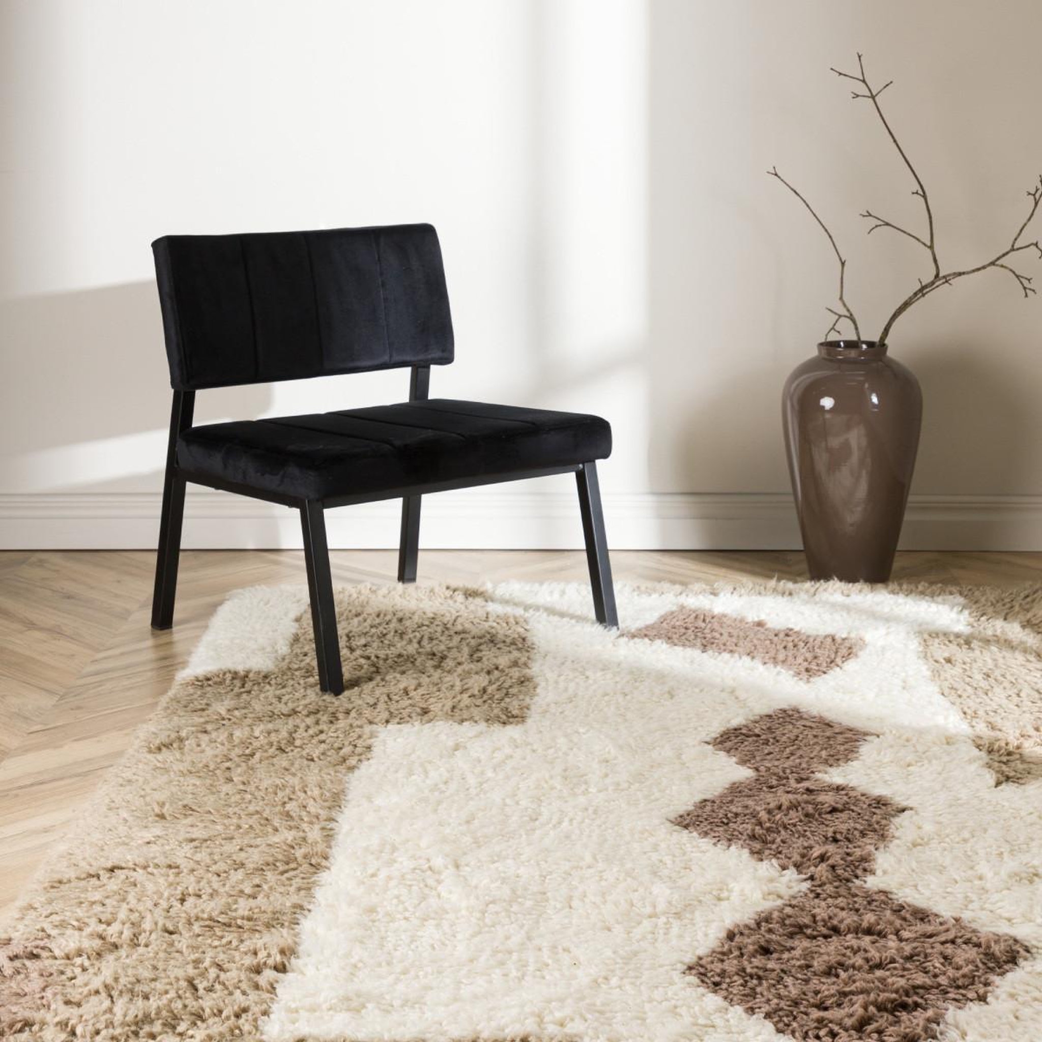 Voir la diapositive 3 : Paris Prix Tapis déco en laine  nestor  162x230cm multicolore