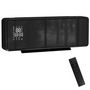 Voir la diapositive 1 : HOMCOM Chauffage soufflant mural 2000W chauffage céramique PTC radiateur réglable timer oscillant télécommande noir