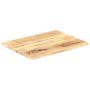 Voir la diapositive 2 : VIDAXL Dessus de table Bois de manguier solide 25-27 mm 90x60 cm