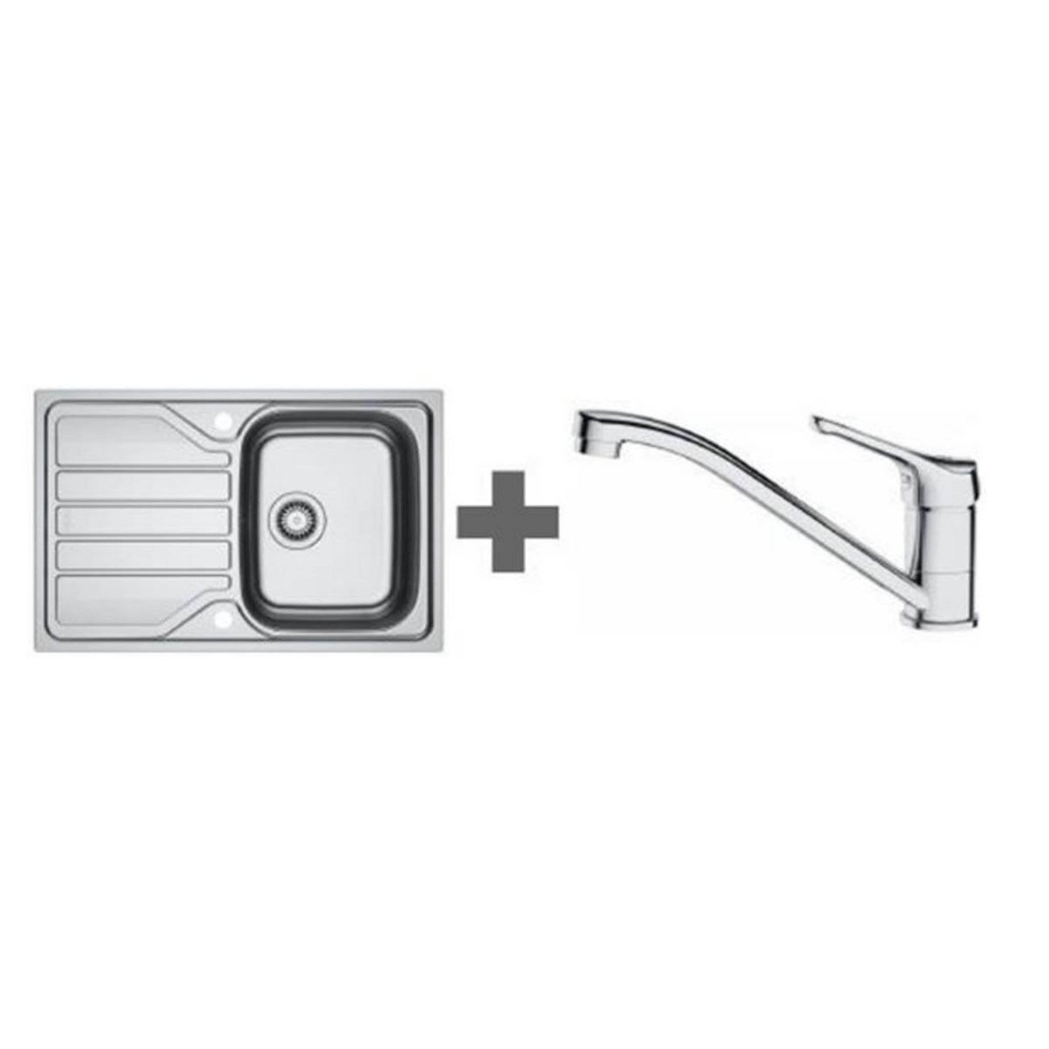 franke Pack évier inox + mitigeur chromé - 464467