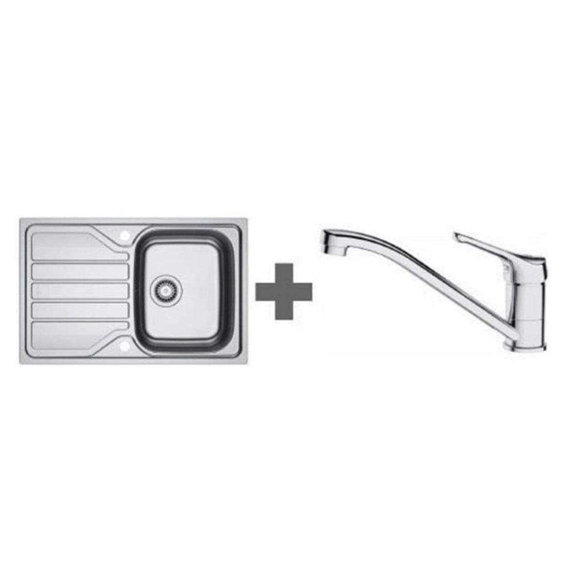 franke Pack évier inox + mitigeur chromé - 464467