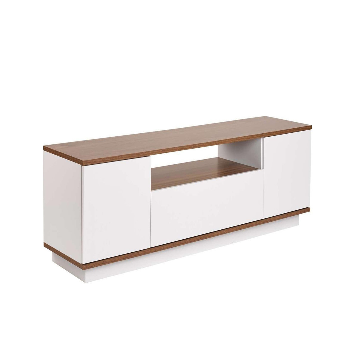 Habitat et Jardin Meuble TV en bois  Veramont  - 180 x 44 x 44 cm - Marron foncé