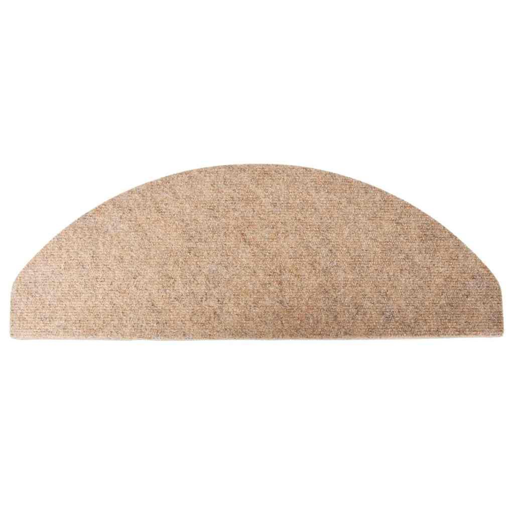 Voir la diapositive 5 : VIDAXL Tapis d'escalier auto-adhesifs 30 pcs beige 65x22,5x3,5 cm