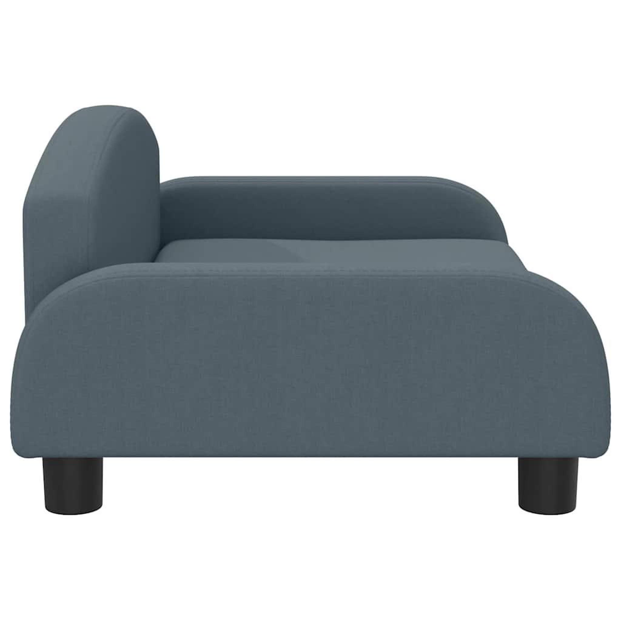 Voir la diapositive 4 : VIDAXL Lit pour chien gris fonce 70x45x30 cm tissu