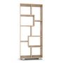 Voir la diapositive 3 : ID MARKET Étagère à double position TANIA bois imitation hêtre L 161 cm