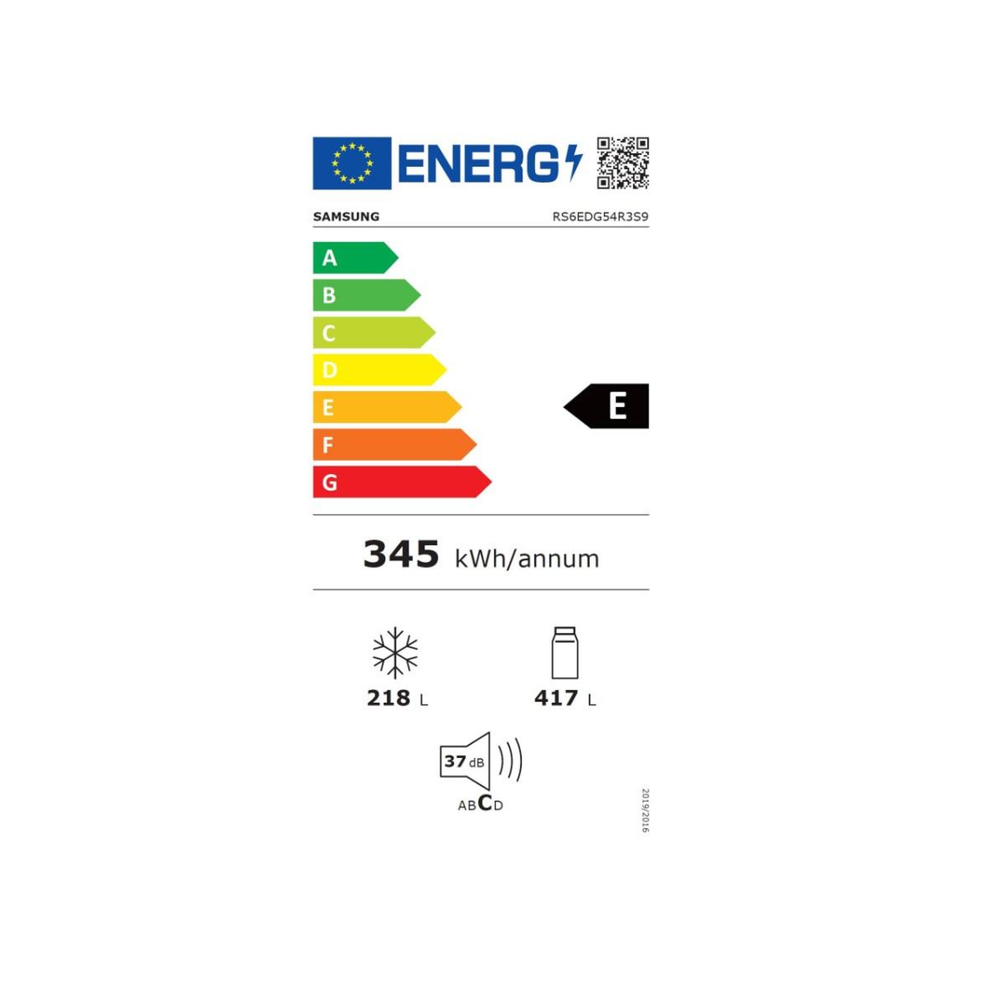 Voir la diapositive 2 : Samsung Réfrigérateur américain 92cm 635l nofrost - rs6edg54r3s9