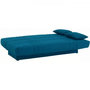 Voir la diapositive 3 : MARKET24 Banquette clic clac 3 places - Tissu bleu canard - Style Contemporain - L 190 x P92 cm - DREAM