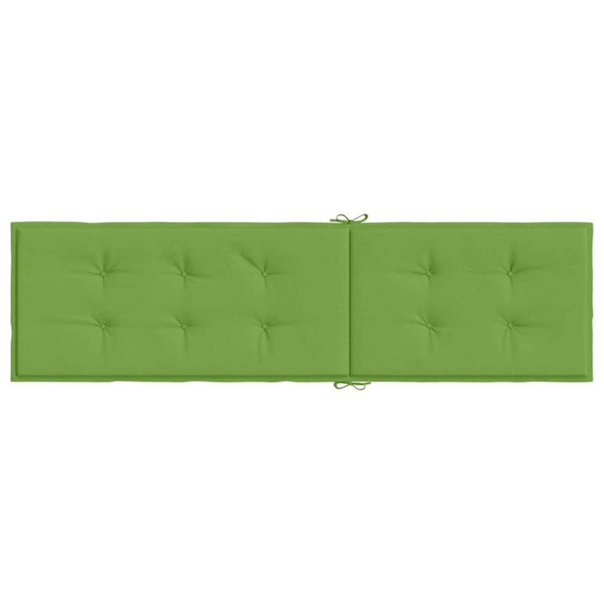VIDAXL Coussin de chaise longue vert melange (75+105)x50x3 cm tissu