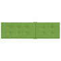 Voir la diapositive 5 : VIDAXL Coussin de chaise longue vert melange (75+105)x50x3 cm tissu