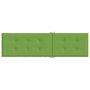 Voir la diapositive 5 : VIDAXL Coussin de chaise longue vert melange (75+105)x50x3 cm tissu