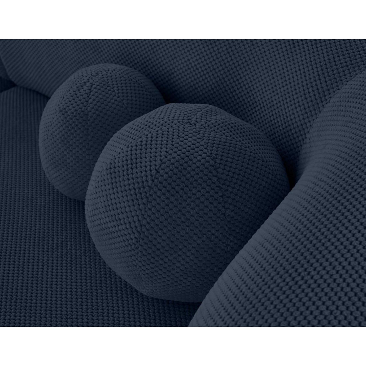 LISA DESIGN Charles - canapé droit 2 places en velours texturé