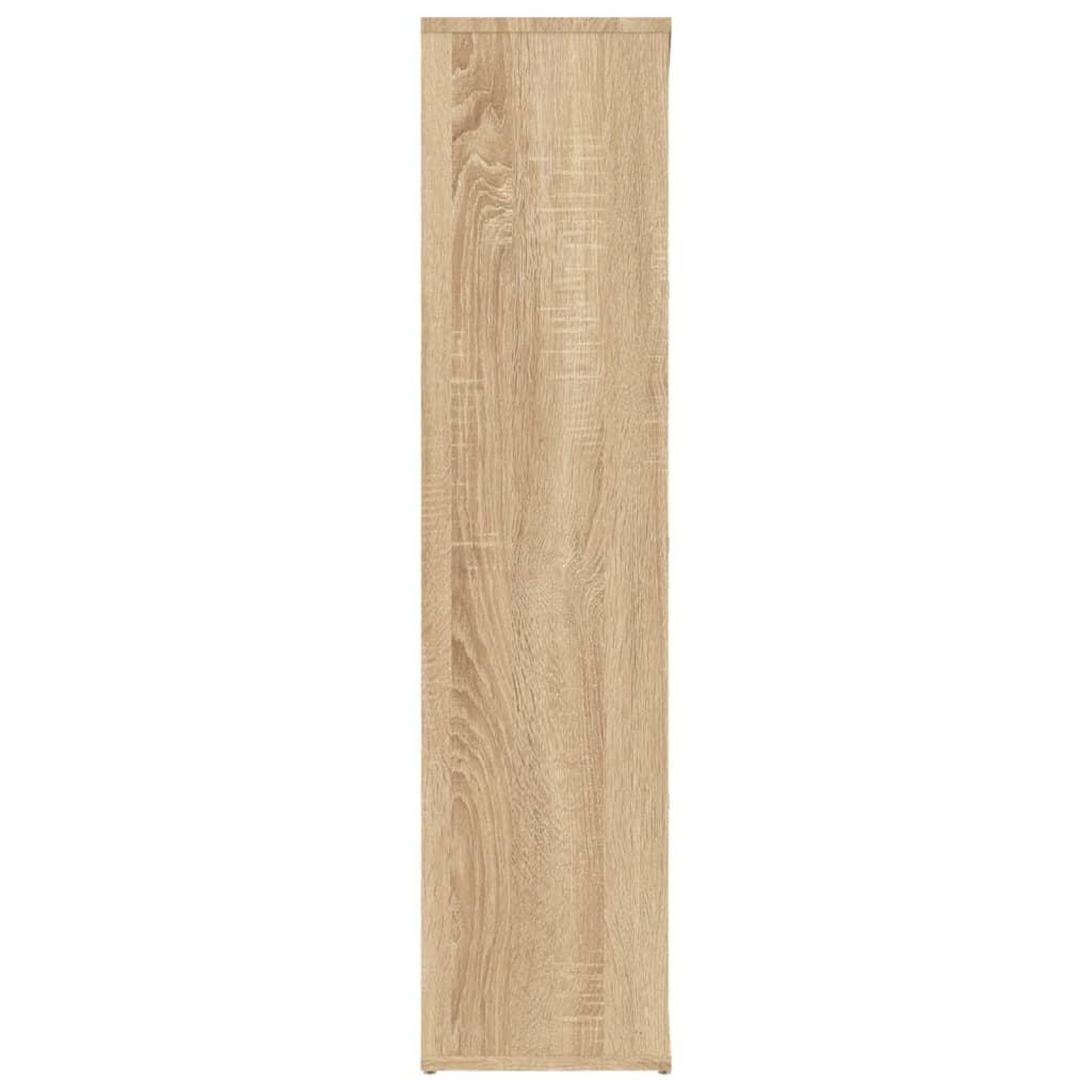 Voir la diapositive 5 : VIDAXL Bibliotheque Chene Sonoma 50x25x106 cm Bois d'ingenierie