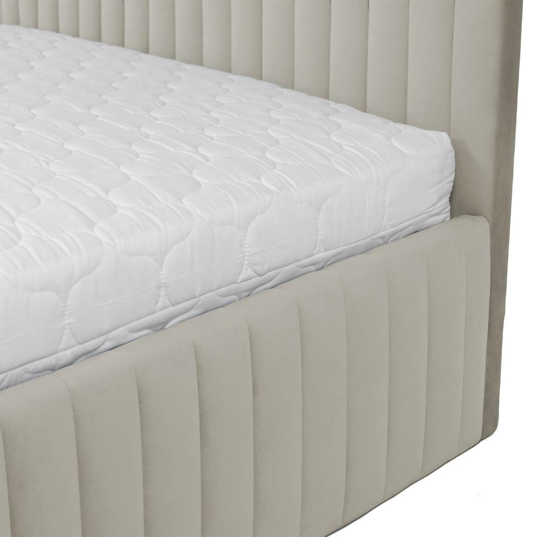 Voir la diapositive 5 : BEST MOBILIER Stuart - lit coffre - 180x200 cm - sommier inclus - en velours