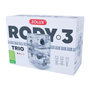 Voir la diapositive 2 : Zolux Cage sur 3 étages - ZOLUX - Rody3 trio - Pour hamsters, souris et gerbilles - L 41 x p 27 x h 53 cm - Blanc