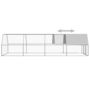 Voir la diapositive 4 : VIDAXL Poulailler d'exterieur 3x8x2 m Acier galvanise