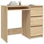 Voir la diapositive 3 : VIDAXL Bureau Chene sonoma 90x45x76 cm Bois d'ingenierie