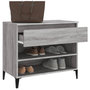 Voir la diapositive 5 : VIDAXL Armoire a chaussures Sonoma gris 70x36x60 cm Bois d'ingenierie