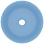 VIDAXL Lavabo rond de luxe Bleu clair mat 40x15 cm Ceramique