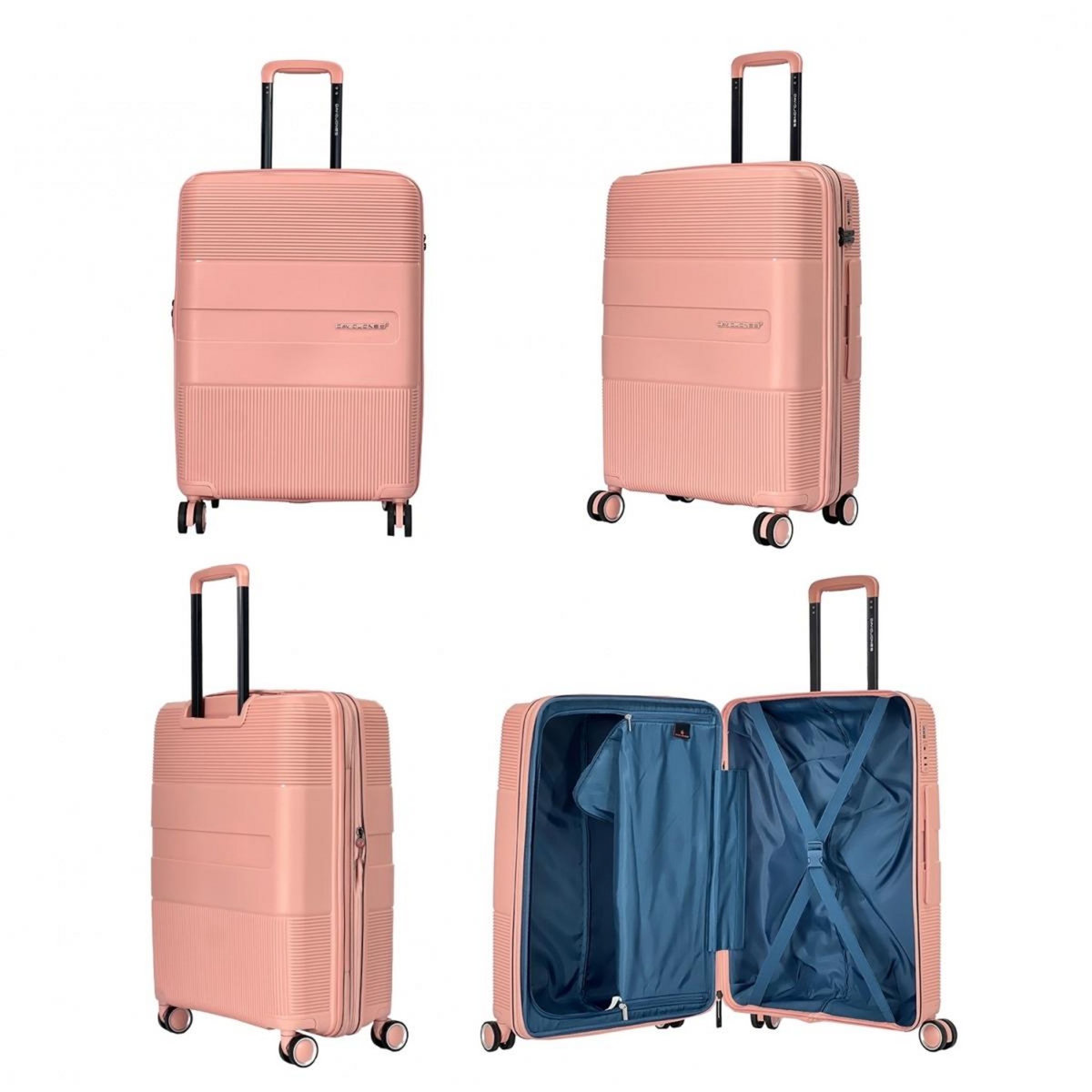 David Jones Lot 3 valises rigides dont 1 cabine TSA