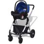 Voir la diapositive 5 : VIDAXL Poussette 3-en-1 Aluminium Bleu et noir
