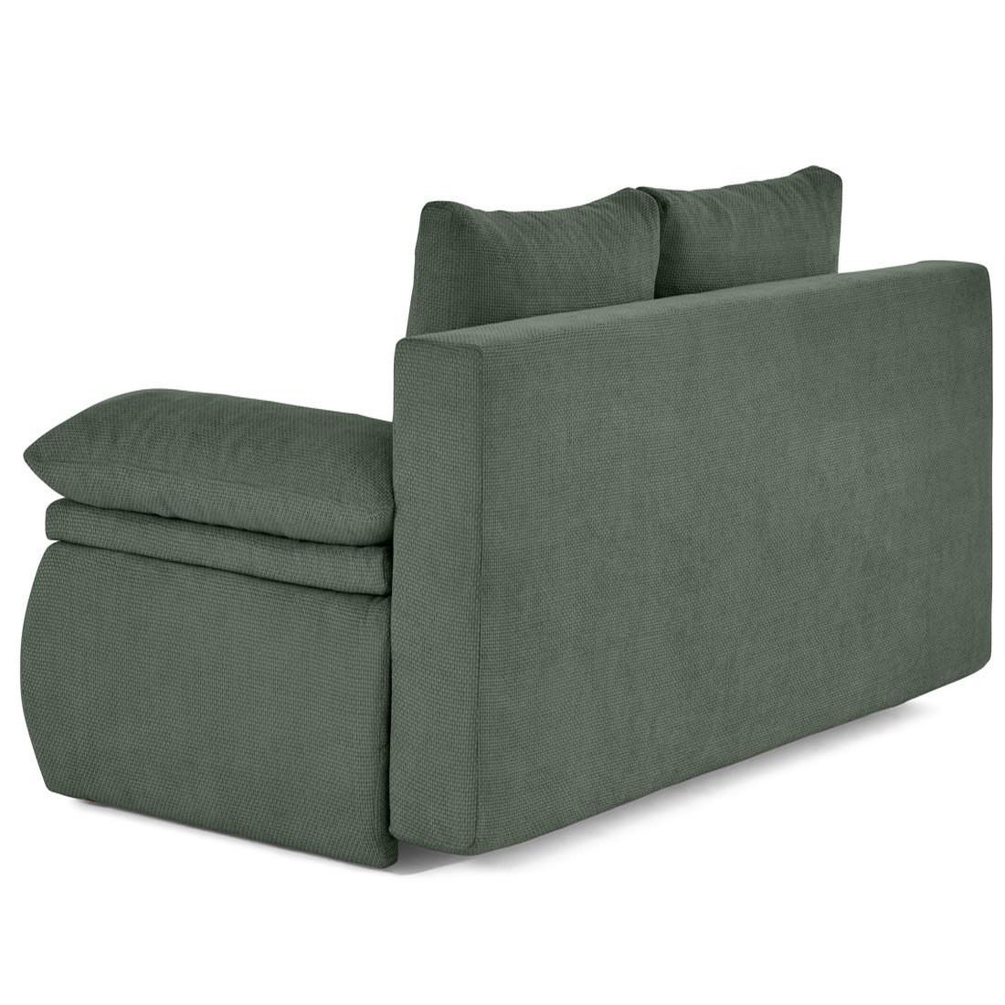 Voir la diapositive 5 : BEST MOBILIER Kurt - canapé 3 places convertible avec coffre en velours texturé