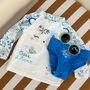 Voir la diapositive 6 : Petit Béguin Maillot de bain bébé 2 pièces t-shirt de protection UV & culotte Océan d'amour