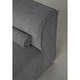 Voir la diapositive 2 : BEST MOBILIER Felix - module d'assise sans accoudoirs en tissu texturé
