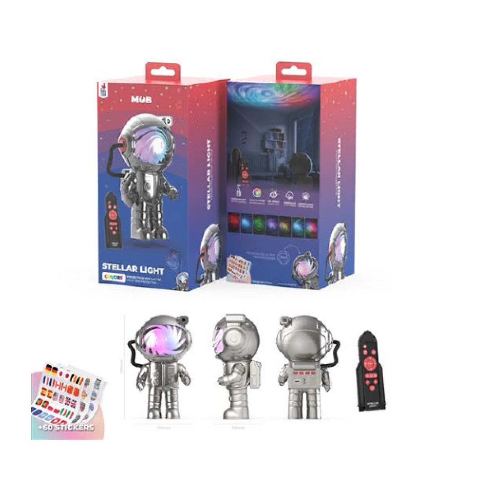 Voir la diapositive 2 : Mob Astronaute - stellar light - silver