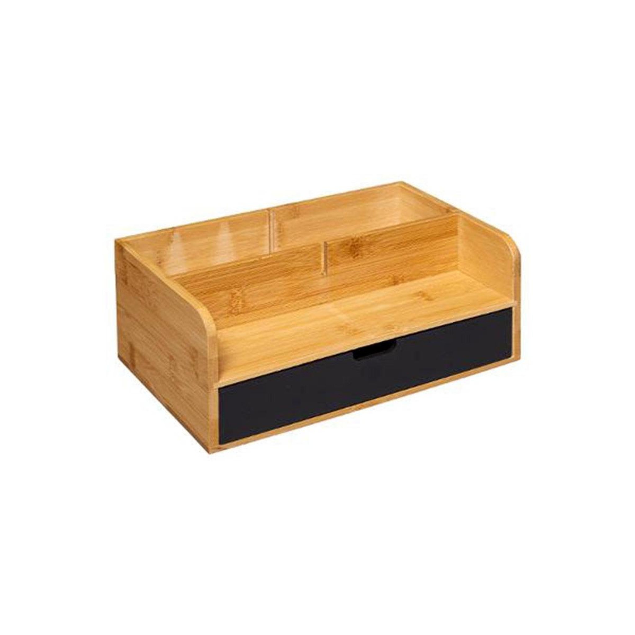Voir la diapositive 3 : FIVE Plateau organiseur 1 tiroir  modern  25cm charbon