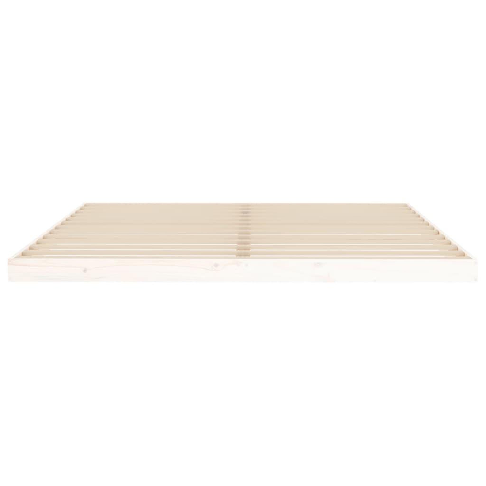 Voir la diapositive 5 : VIDAXL Cadre de lit sans matelas blanc 180x200 cm bois massif de pin