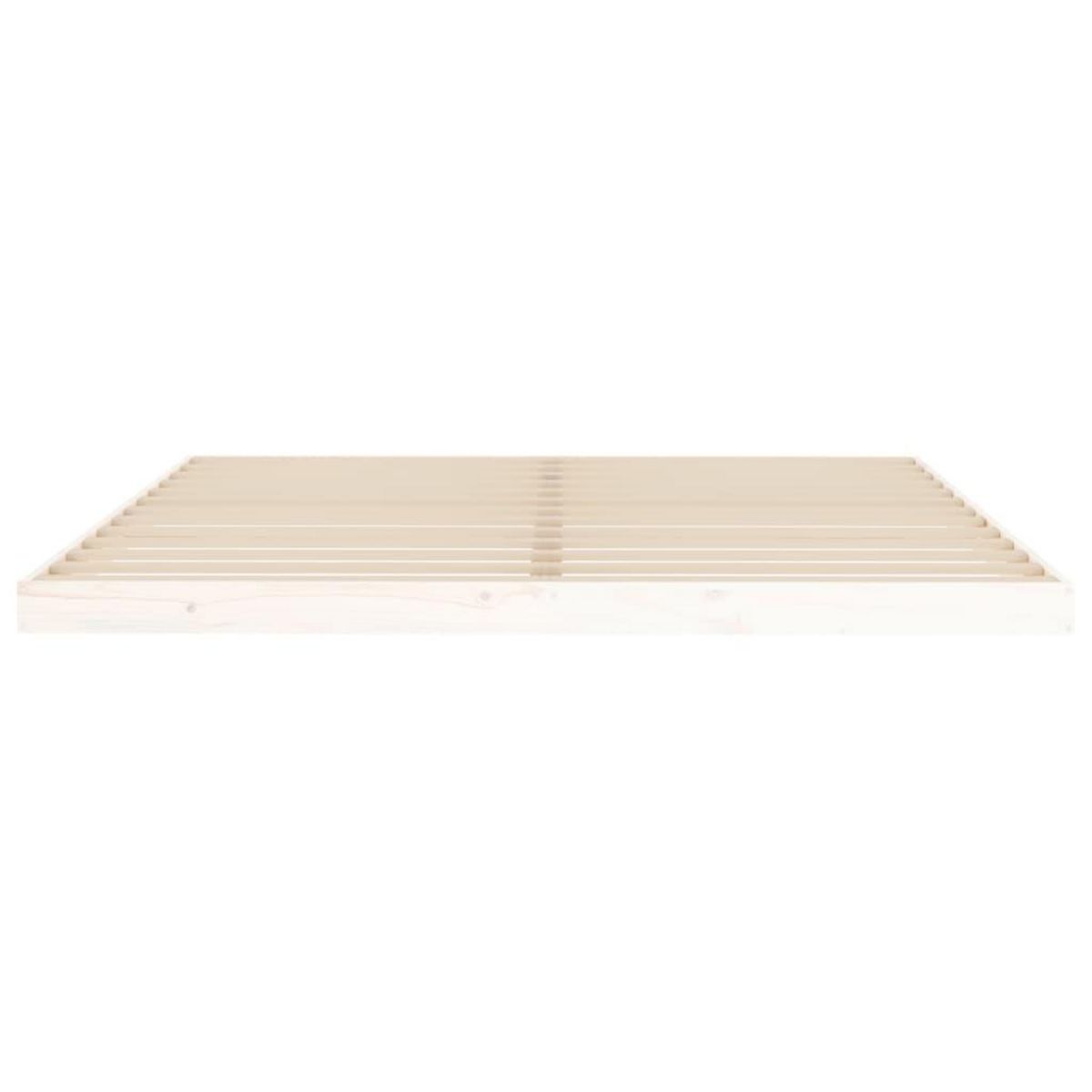 VIDAXL Cadre de lit sans matelas blanc 180x200 cm bois massif de pin
