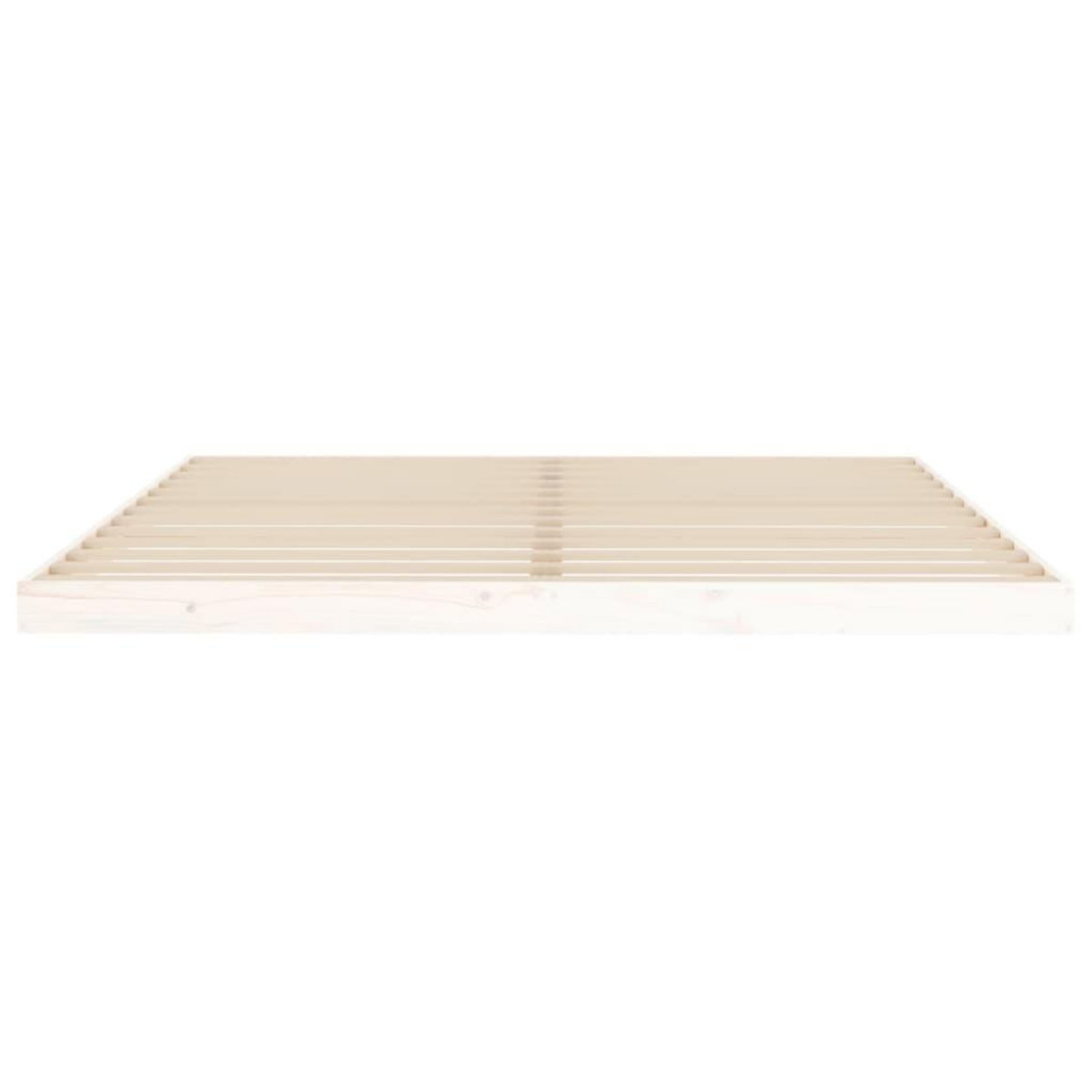 VIDAXL Cadre de lit sans matelas blanc 180x200 cm bois massif de pin