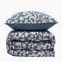 Voir la diapositive 3 : FUTURE HOME Parure de lit 2 personnes fleurie en percale 70 fils