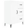 Voir la diapositive 2 : VIDAXL Buffet blanc 69,5x34x90 cm bois d'ingenierie