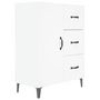 Voir la diapositive 2 : VIDAXL Buffet blanc 69,5x34x90 cm bois d'ingenierie