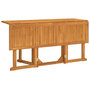 Voir la diapositive 3 : VIDAXL Table de jardin papillon pliante 150x90x75 cm bois massif teck