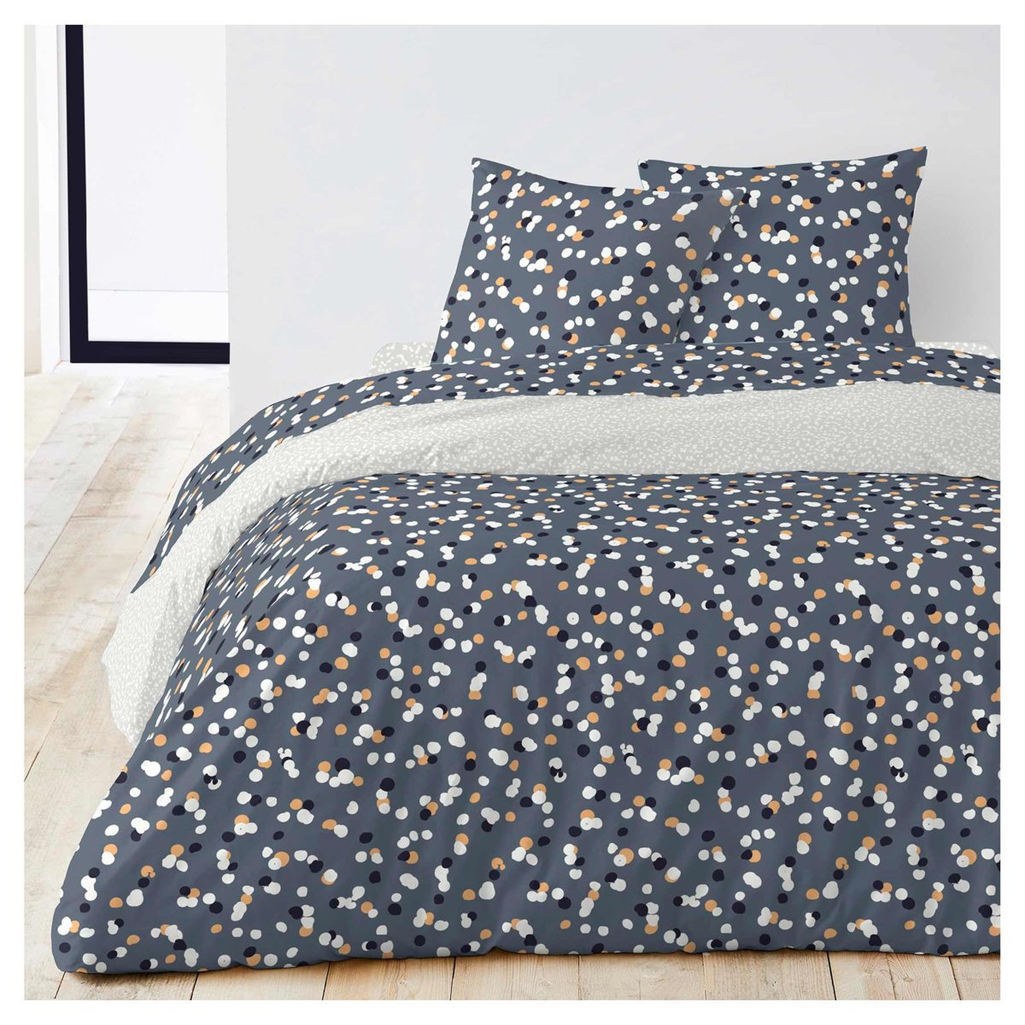 Voir la diapositive 1 : Parure de drap en coton 57 fils COCCI