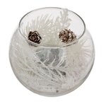 ATMOSPHERA Bougie Déco LED  Branche  10cm Argent