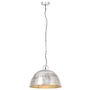 Voir la diapositive 3 : VIDAXL Lampe suspendue industrielle vintage 25 W Argente Rond 41cm E27