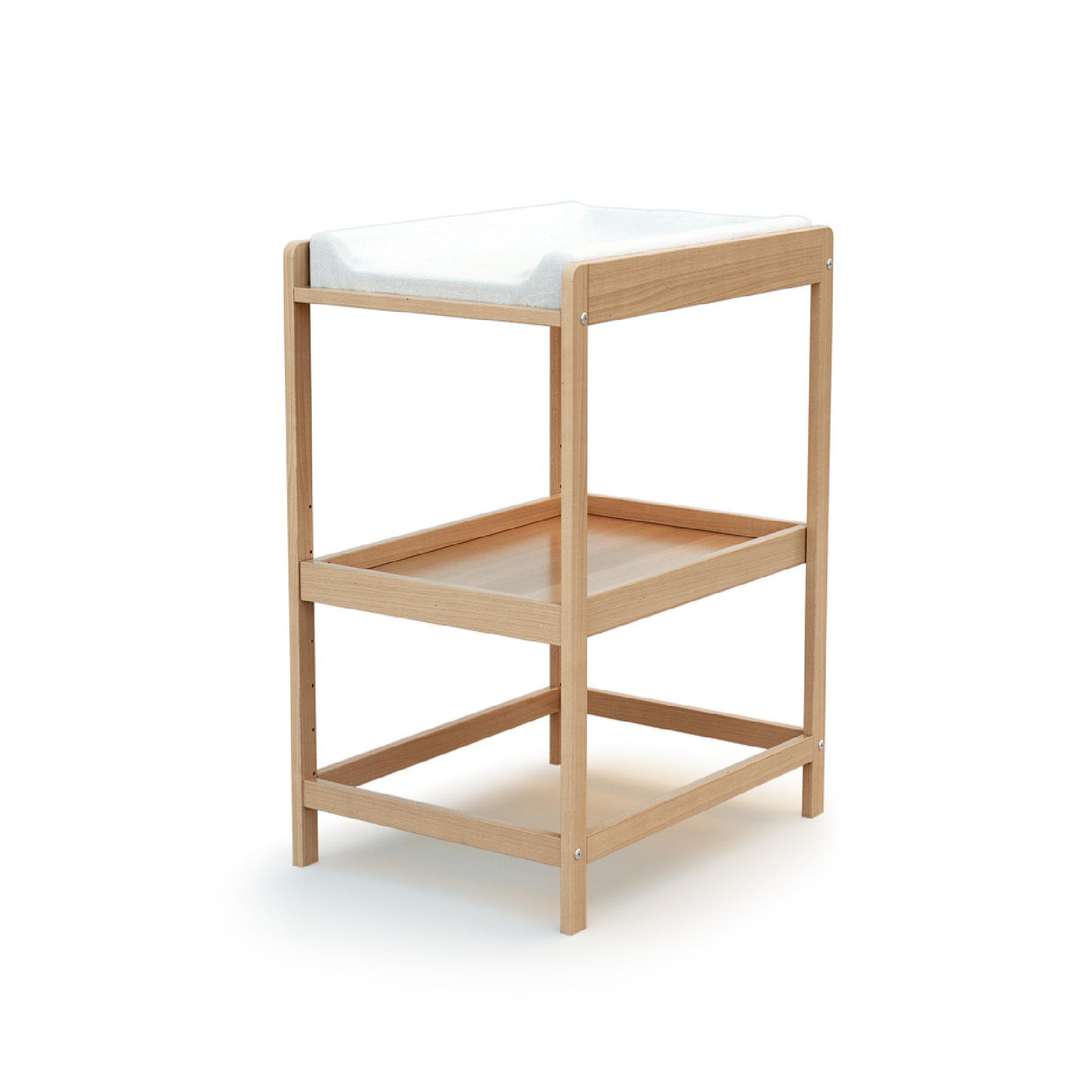 Voir la diapositive 1 : AT4 Table à langer 1 étagère CONFORT en bois 73 x 54 x 89 cm