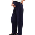 MAMALICIOUS Pantalon de Grossesse  Femme MamaliciousPlisse. Coloris disponibles : Bleu