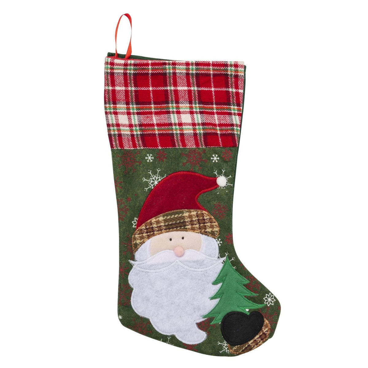 WERKAPRO Chaussette avec Papa Noël  43 x 28 cm