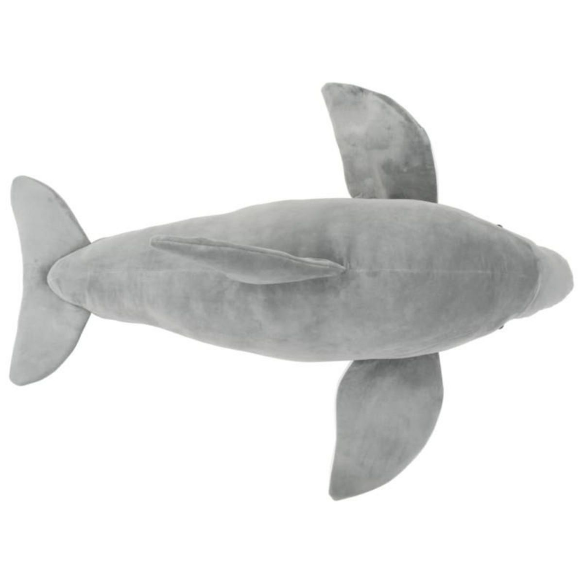 VIDAXL Dauphin en peluche Gris